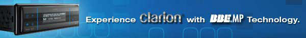 Experience Clarion with BBE MP Technology